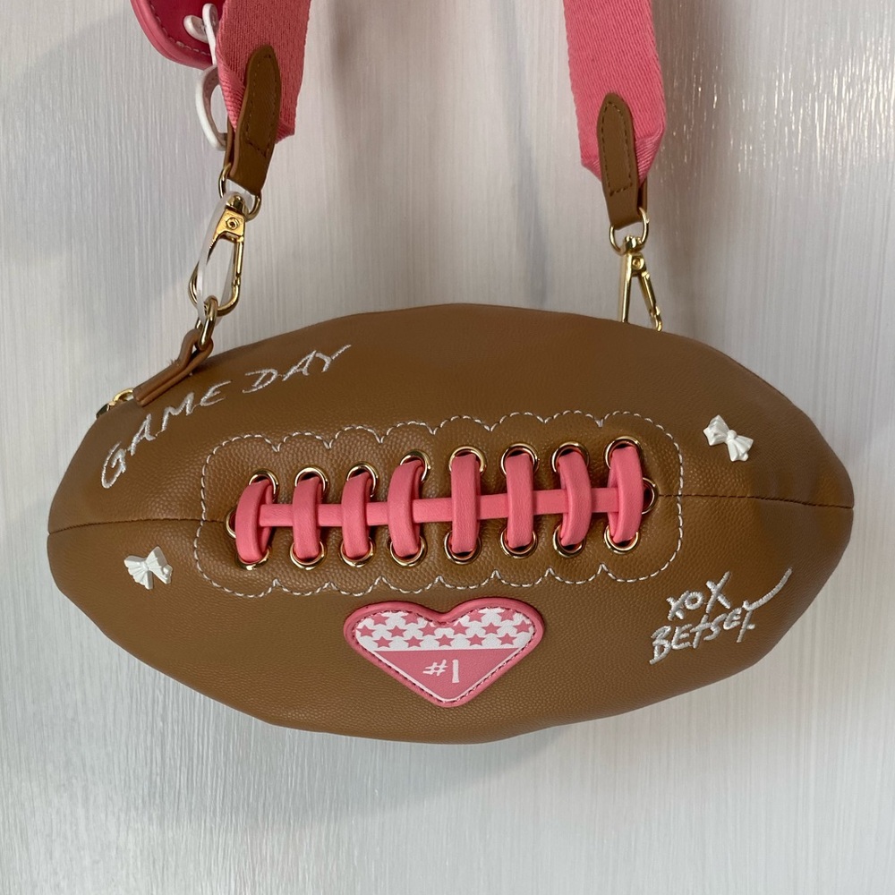 Betsy Johnson football bag - Picture 2 of 5